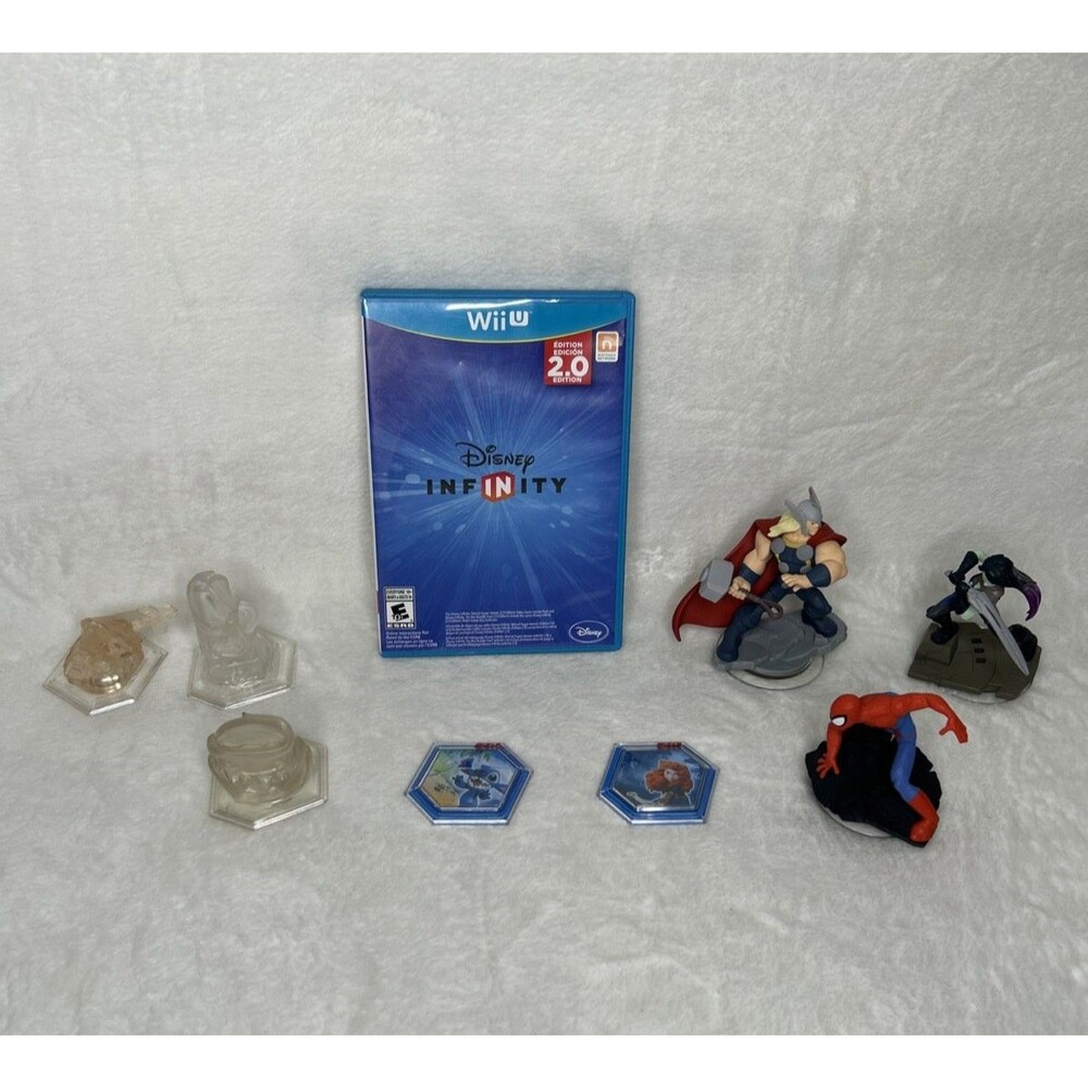 Wii U Disney Infinity 2.0 Bundle Figures Worlds Power Discs Wii Gaming lot